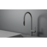 Смеситель для кухни GRANULA 8172 алюминиум с выдвижным изливом 8172 ALYUMIHIYM